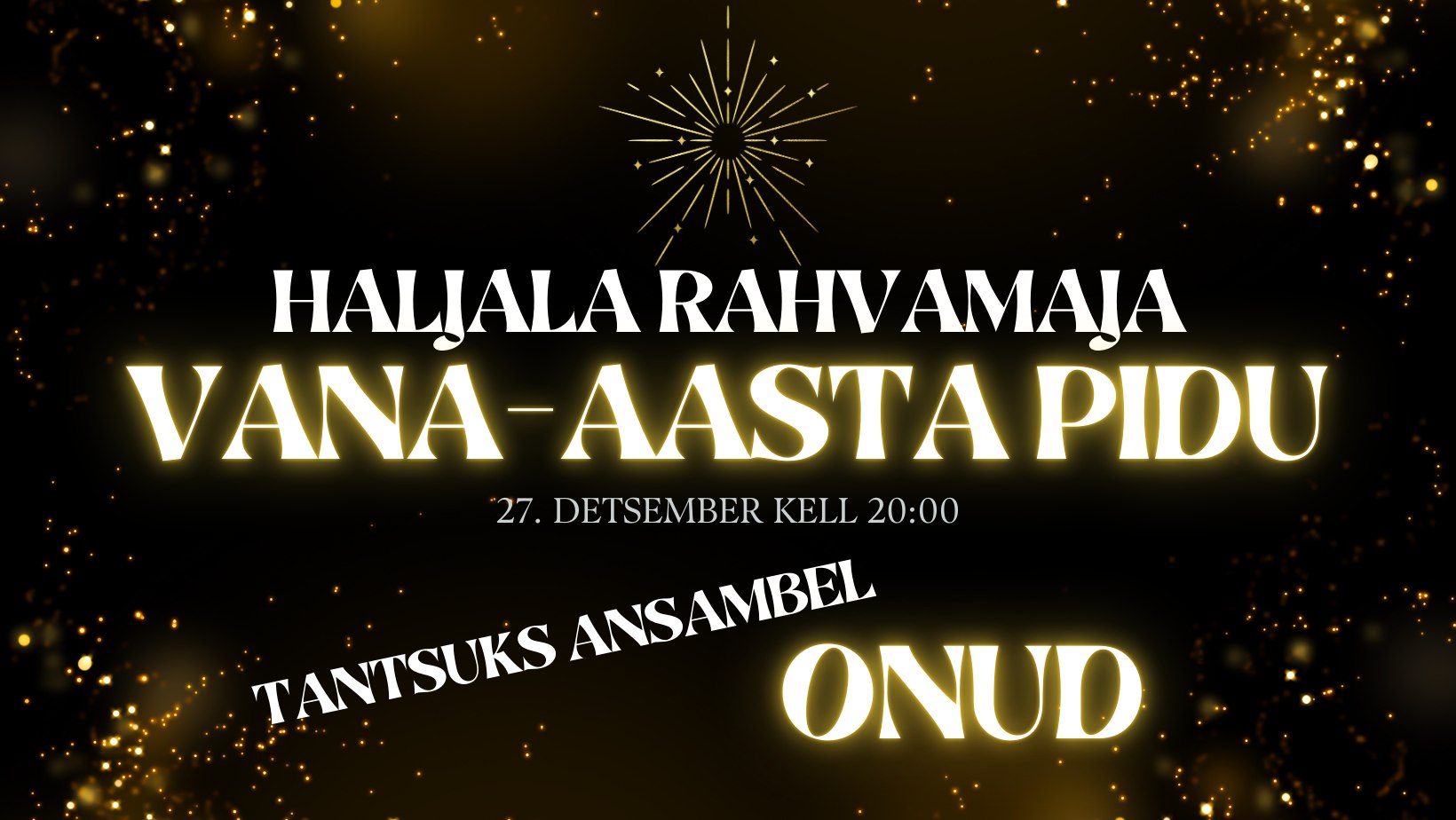 Haljala Rahvamaja vana-aasta pidu