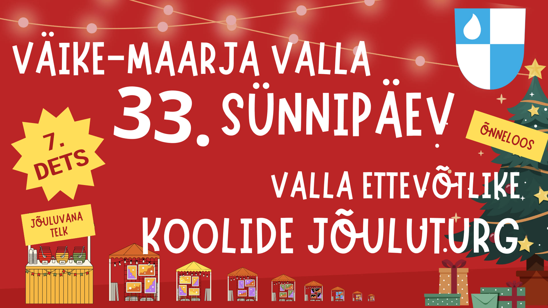 Väike-Maarja valla 33. sünnipäev ja jõuluturg