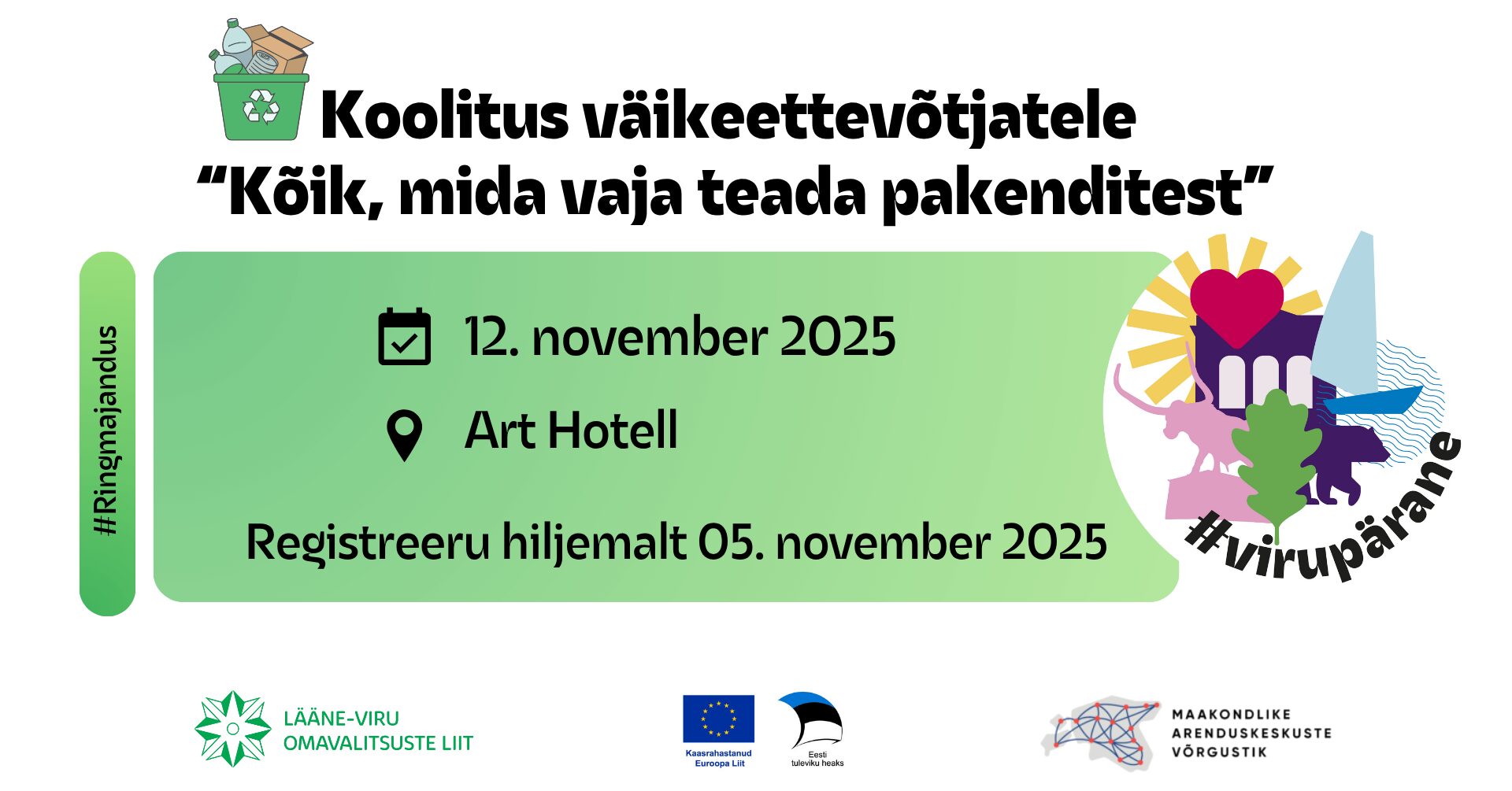 Kõik mida vaja teada pakenditest – 12.november