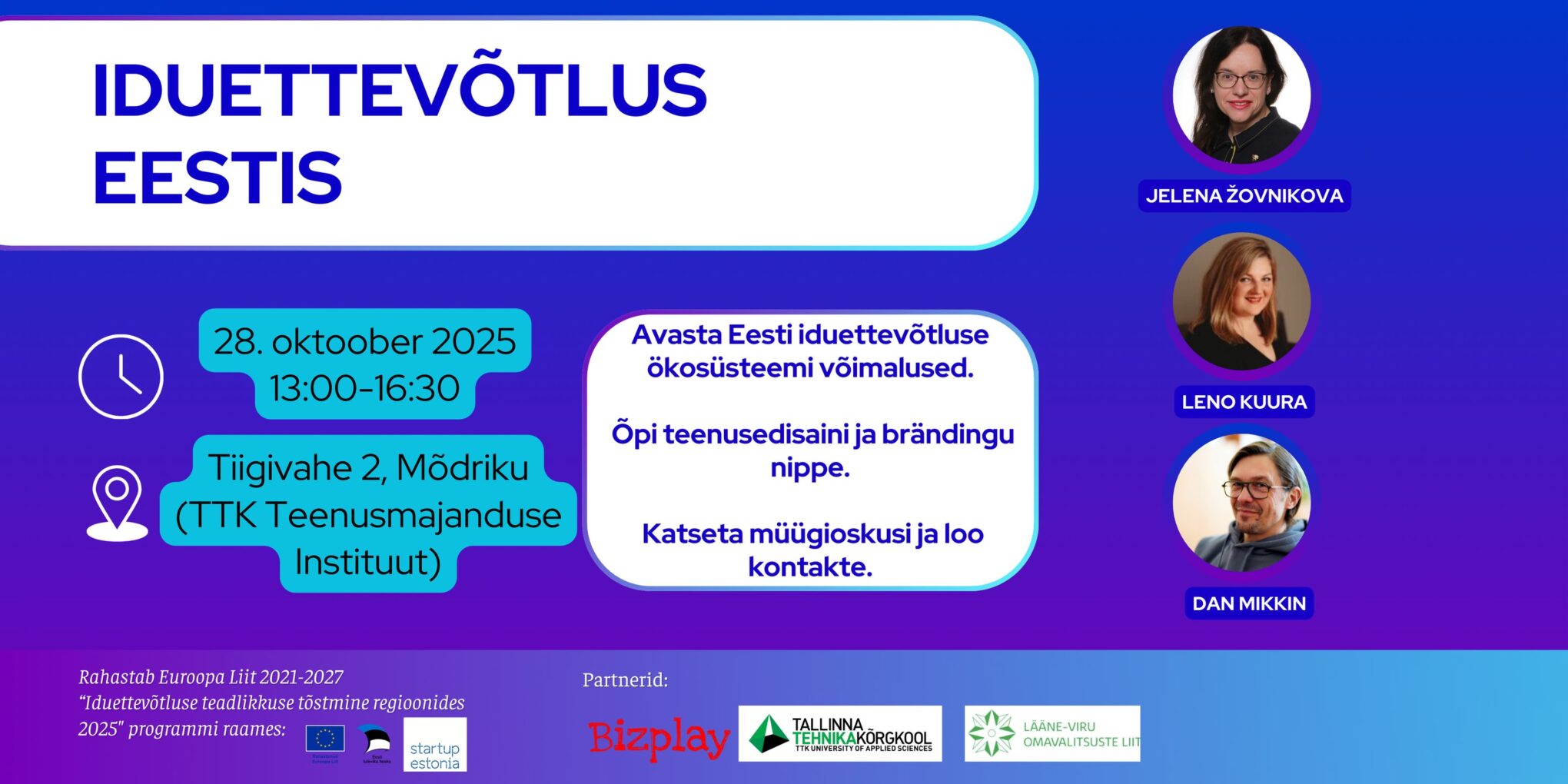 Hakka iduettevõtjaks! Tule tasuta seminarile Mõdrikule!