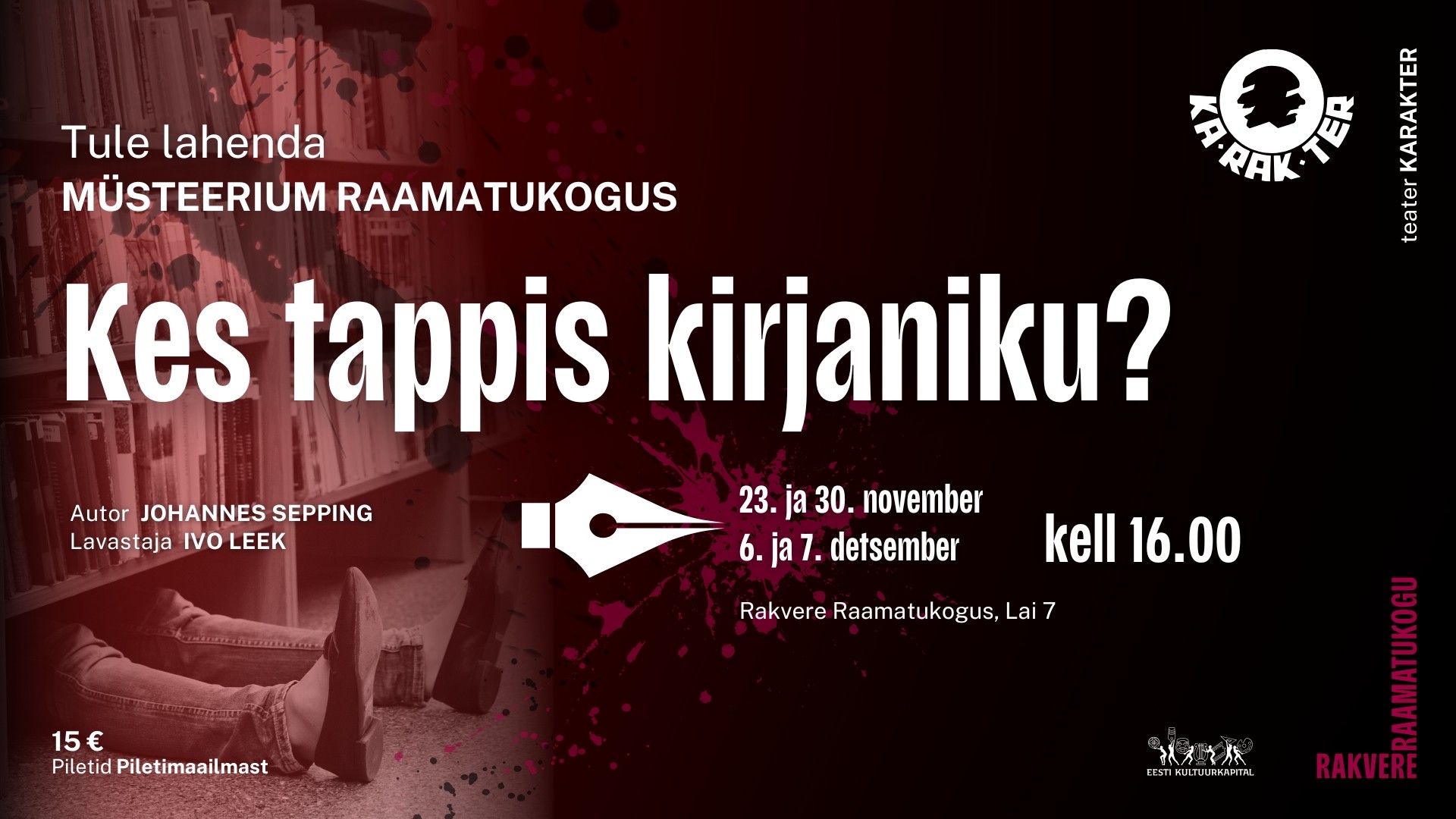 Müsteerium Kes tappis kirjaniku?