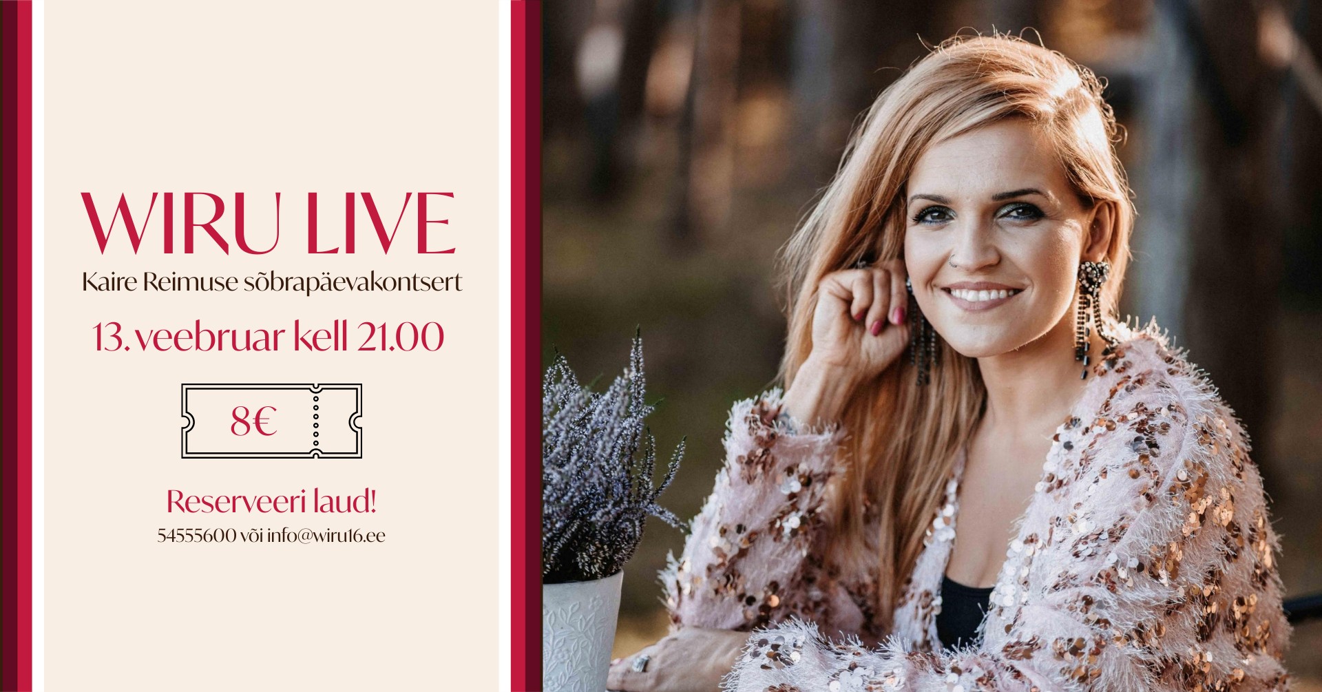 Wiru live – Kaire Reimuse sõbrapäevakontsert