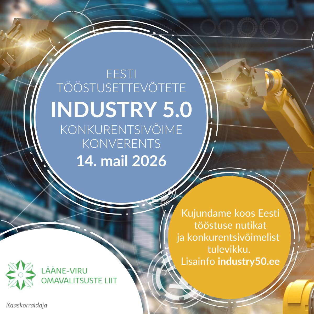 Industry 5.0 – Eesti tööstusettevõtete konkurentsivõime konverents